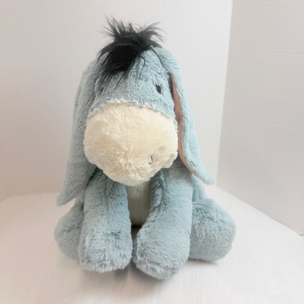 Build-A-Bear Eeyore Plush Unisex 12" Blue Excellent Disney Winnie the Pooh Tail